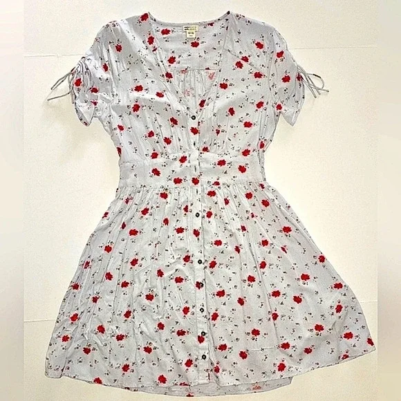 BILLABONG Blue Floral Mini dress - Picture 2 of 8